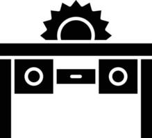 Vector Design Table Saw Icon Style