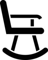 Vector Design Rocking Chair Icon Style