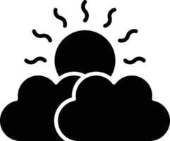 vector diseño nublado icono estilo