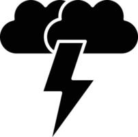 vector diseño tormenta icono estilo