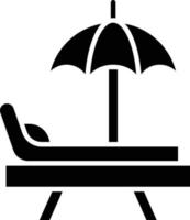 Vector Design Beach Chair Icon Style