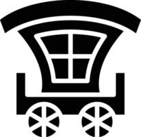 Carriage Vector Icon Style