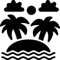 Island Vector Icon Style