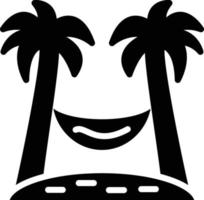 Hammock Vector Icon Style