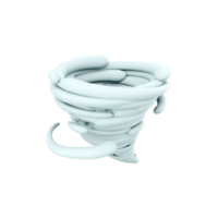 3d Renderização tornado ícone. 3d render furacão ícone. tornado. png