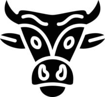 Bull Skull Vector Icon Style
