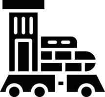 Locomotive Vector Icon Style