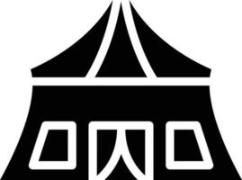 Army Tent Vector Icon Style