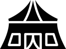 Army Tent Vector Icon Style