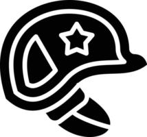 Soldier Helmet Vector Icon Style