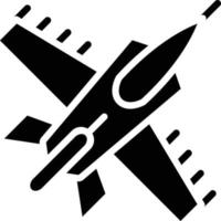 Army Jet Vector Icon Style