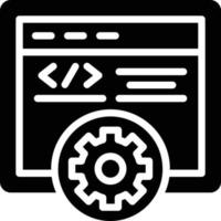 web programación vector icono estilo