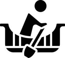 Rowing Vector Icon Style
