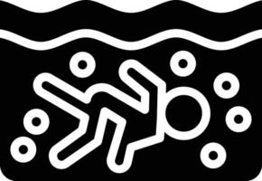 Scuba Diving Vector Icon Style