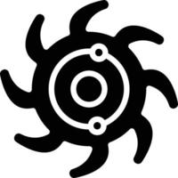 Black Hole Vector Icon Style