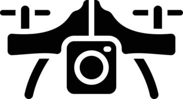 Camera Drone Vector Icon Style