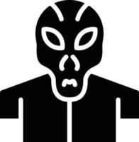 extraterrestre vector icono estilo