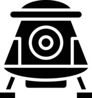 Space Capsule Vector Icon Style