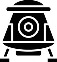 Space Capsule Vector Icon Style