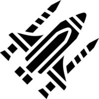 Space Shuttle Vector Icon Style