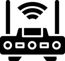 Wifi Router Vector Icon Style