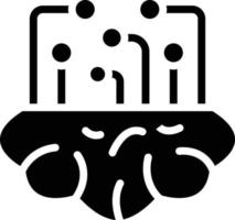 Brain Vector Icon Style