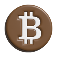 3d ícone bitcoin png