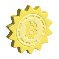 3d icona bitcoin png