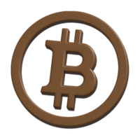 3d icon bitcoin png