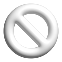 cancelar 3d icono png