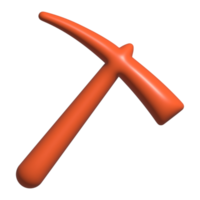 3d icon of hoe mining png