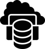 Cloud Storage Vector Icon Style