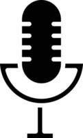 Microphone Vector Icon Style