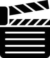 Clapperboard Vector Icon Style