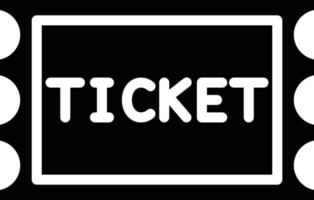 Ticket Vector Icon Style