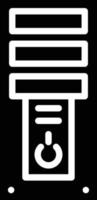 Computer Tower Vector Icon Style