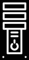 Computer Tower Vector Icon Style