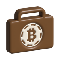3d ícone bitcoin png