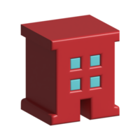 building 3d icon png
