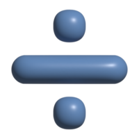 divide 3d icon png