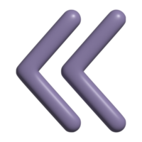 flecha 3d icono png