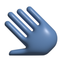 3d icon of hand png