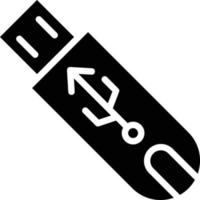 Flash Disk Vector Icon Style