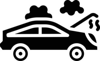 Broken Car Vector Icon Style