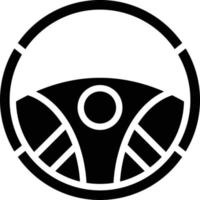 Steering Wheel Vector Icon Style