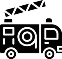 Fire Truck Vector Icon Style