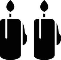 Candles Vector Icon Style