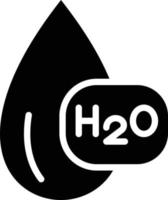 H2O Vector Icon Style