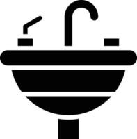 lavabo vector icono estilo