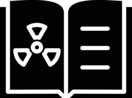 Chemistry Open Book Vector Icon Style